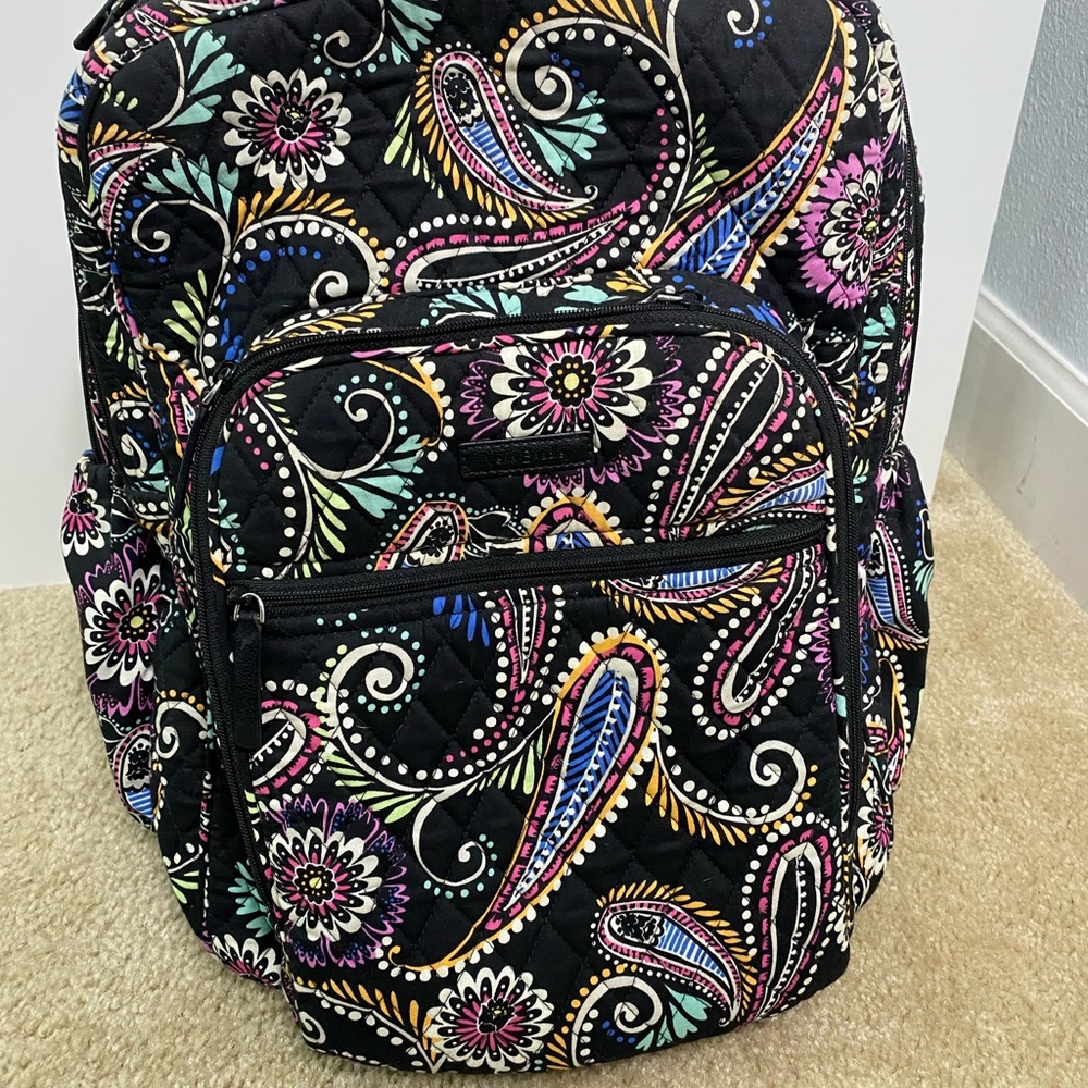 Vera Bradley Large Campus Backpack - Bandana Swirl
